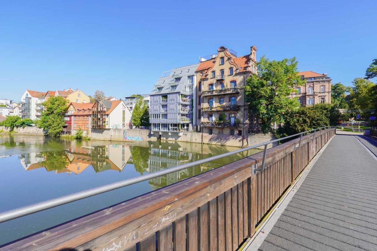 Linde3 - 10 Minuten In Die Altstadt Mit Balkon Und Pegnitzblick 뉘른베르크 외부 사진